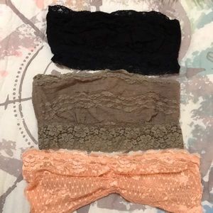 3 Free People bras all size Medium